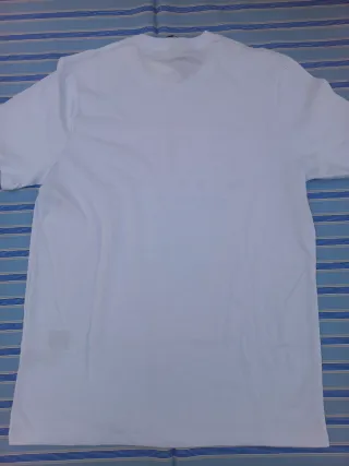 Camiseta BOSS Blanca con Logo Azul