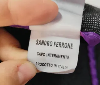 Gonna Sandro Ferrone Grigia con micro pois 46