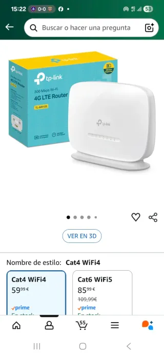 Router TP-Link 4G LTE TL-MR105
