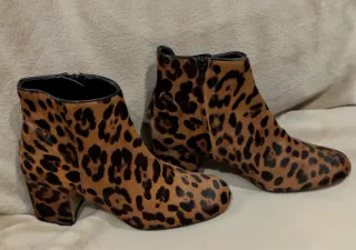 Botines Leopardo Zara