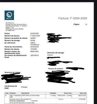 Orologio intelligente OPPO Watch X2 in blu