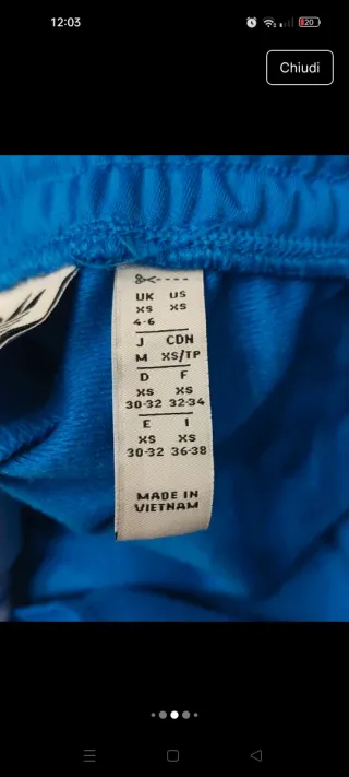 pantalone Adidas Adibreak Tgxs veste oversize