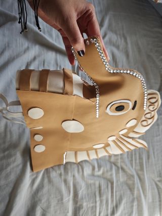 Disfraz adulto caballito de mar hecho a mano