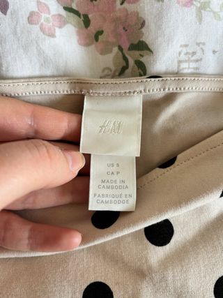 Blusa H&M lunares manga abullonada