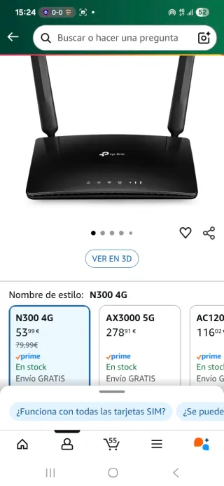 Router TP-Link 4G LTE TL-MR6400