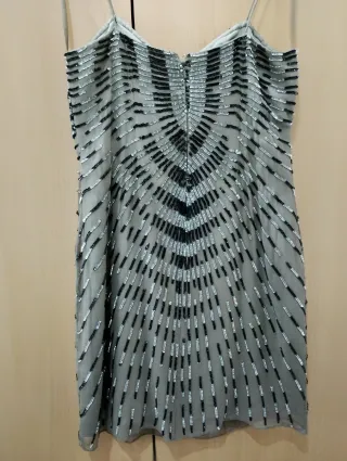 Vestido fiesta Derhy lentejuelas M