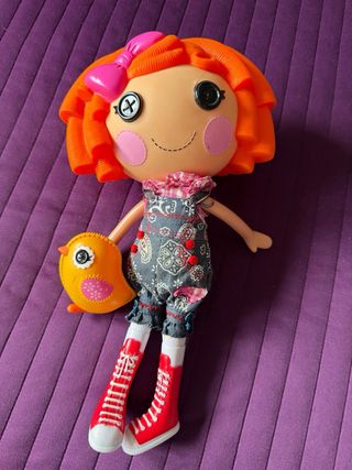 Muñeca Lalaloopsy con pájaro