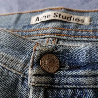 acne studios ss18 flare jeans