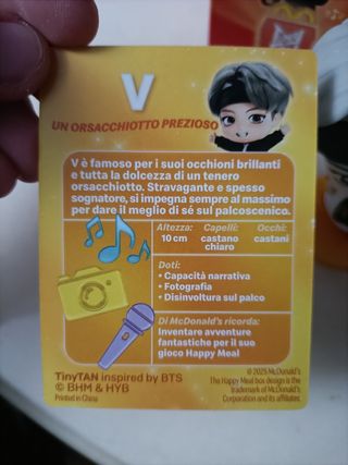 Action figure BTS McDonald's V