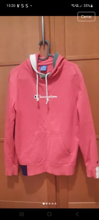Sudadera Champion Rosa
