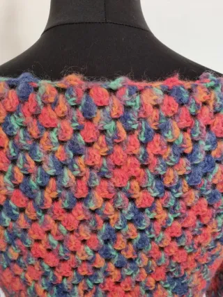 Maglione in lana Mohair multicolor