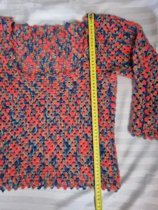 Maglione in lana Mohair multicolor