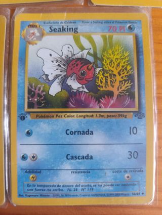 Pokemon 1er pearow, venonat  monkey, rhyhorn,seaki