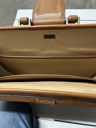 Maletín de piel BLACH marrón