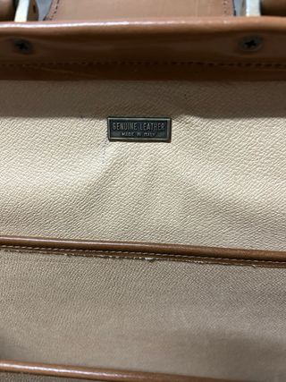 Maletín de piel BLACH marrón