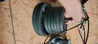 Sistema Polea Suelo Gym Cuerda y Disco