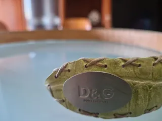 Cintura D&G pelle verde