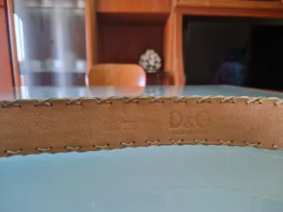 Cintura D&G pelle verde