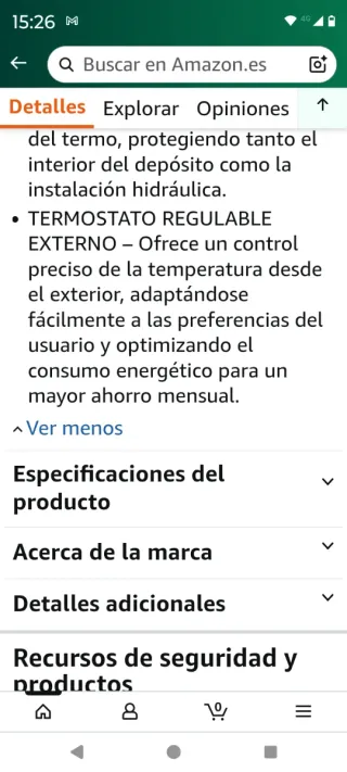 Termo Eléctrico Corberó 80L CTMBA80