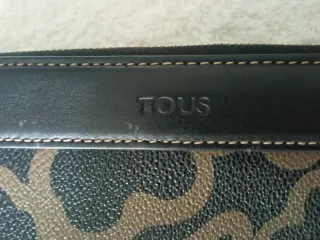 Cartera TOUS Kaos Monedero Negro Marrón