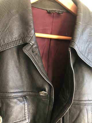 Cazadora Piel negra - Hombre