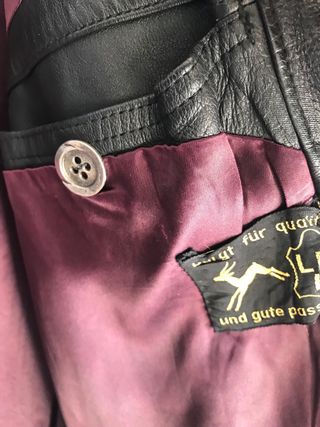 Cazadora Piel negra - Hombre