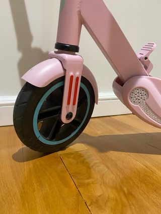 Patinete Eléctrico Niños LED Rosa