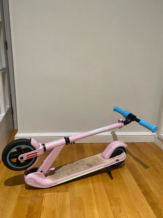 Patinete Eléctrico Niños LED Rosa