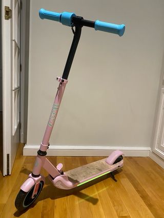 Patinete Eléctrico Niños LED Rosa