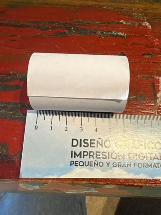 28 Rollos de tickets para impresora tarjeta 5,5cm