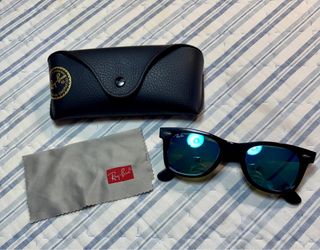 Gafas Ray-Ban Wayfarer Negras Cristal Azul 50 22