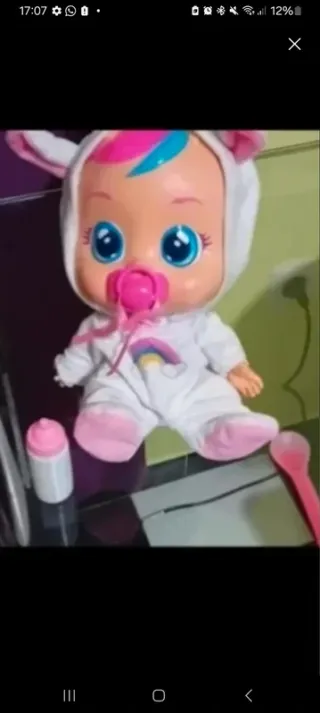 Muñeco Cry Babies Llorón