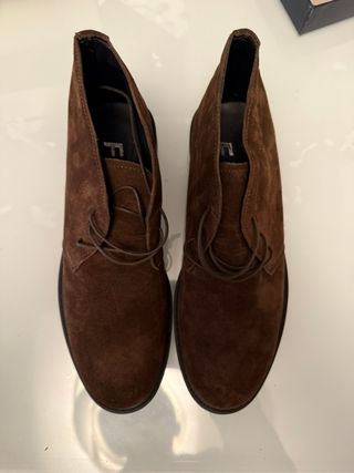 Polacchine scamosciate testa di moro TG 42