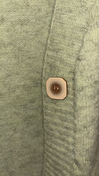 Chaqueta punto verde talla única