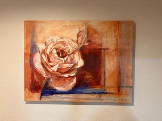 Mueble de madera de pino (3 cajones ) + Cuadro