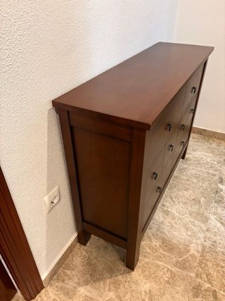 Mueble de madera de pino (3 cajones ) + Cuadro