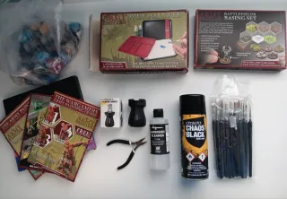 Warhammer Lote accesorios, pinturas,etc.