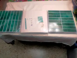 30 Adhesivos Pared Verde 30-*30