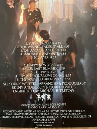 Vinilo ABBA Super Trouper