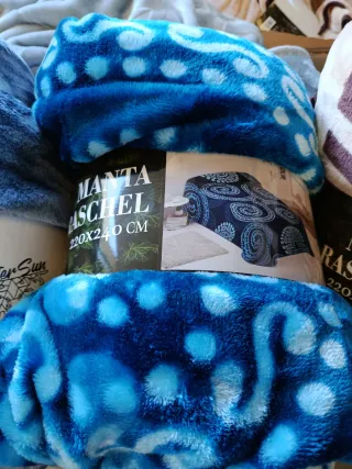 Mantas Raschel 220x240