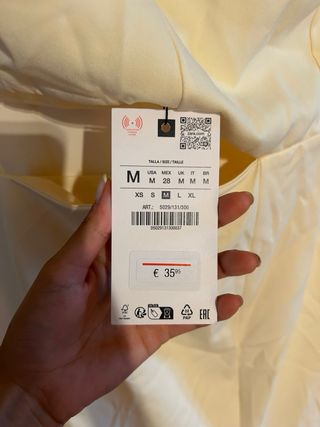 Vestido Zara Talla M