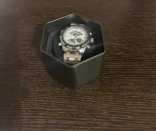 Reloj Skyline Nuevo Plata y Blanco