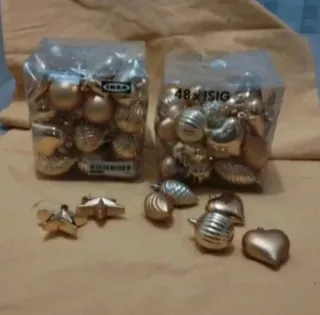 Decorazioni Albero Natale IKEA Oro