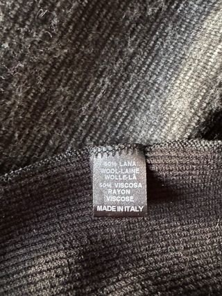 Coprispalle lana grigio mélange