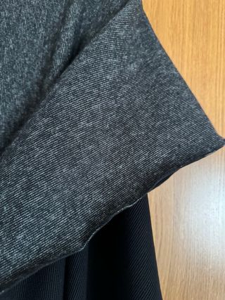 Coprispalle lana grigio mélange