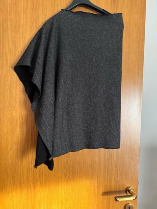 Coprispalle lana grigio mélange