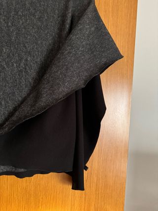 Coprispalle lana grigio mélange