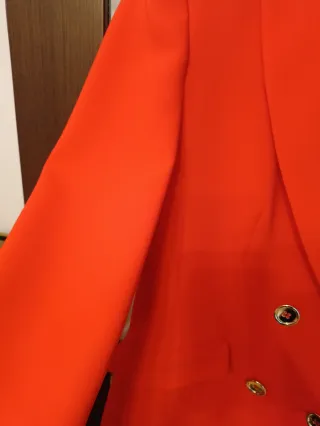 Blazer Rojo Zara Fiesta