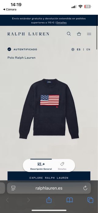 Polo Ralph Lauren Jersey Bandera Americana