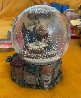 Addobbi Natale Palle Neve Carillon